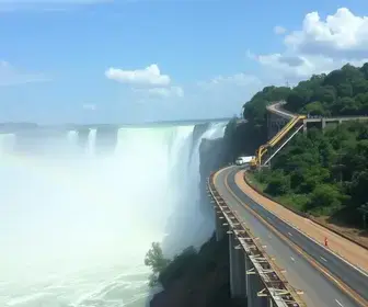 manutenção na Aduana e Ponte da Amizade